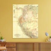 Toile Colombie, Équateur, Pérou, Panama 3 (Insitu(Salon))