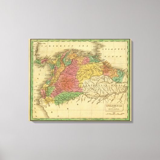 Toile Colombie, Guyane (Recto)