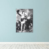 Toile Colonel Davy Crockett (Insitu (Plancher de Bois))