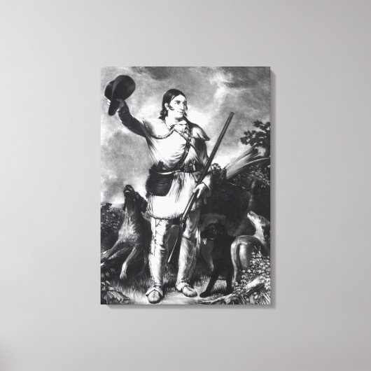 Toile Colonel Davy Crockett (Recto)