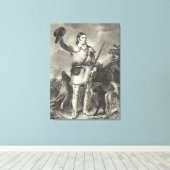 Toile Colonel Davy Crockett 1839 (Insitu (Plancher de Bois))