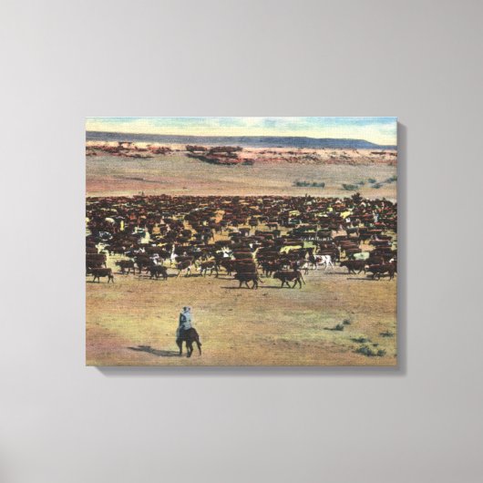 Toile Colorado - Arrondissement de Cowboys (Recto)