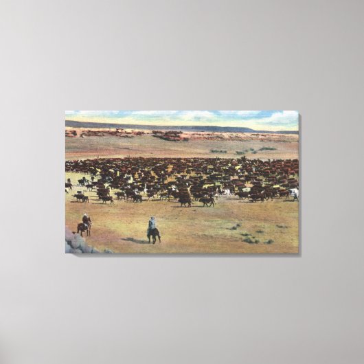 Toile Colorado - Arrondissement de Cowboys (Recto)