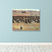 Toile Colorado - Arrondissement de Cowboys (Insitu (Plancher de Bois))