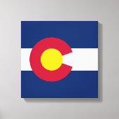 Toile Colorado : Le drapeau américain du centenaire (Recto)