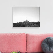 Toile Colorado noir et blanc sur Horizon 11x14 (Insitu(Salon))