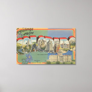 Toile Colorado (Scène De La Capitale D'Etat)