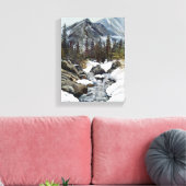 Toile Colorado Winter Glow: Estes Park (Insitu(Salon))