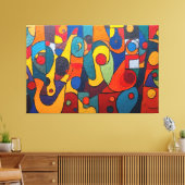 Toile Colorcube 1 Cubisme coloré Canvas Imprimer (Insitu(Salon))
