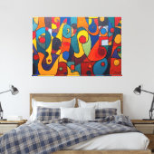 Toile Colorcube 1 Cubisme coloré Canvas Imprimer (Insitu(Chambre))