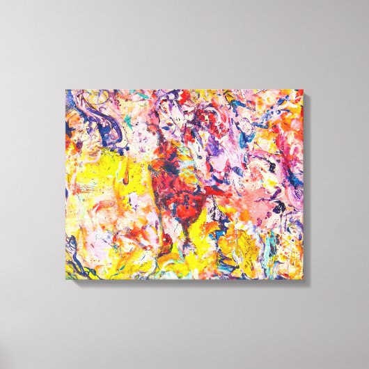 Toile Coloré Abstrait Expressionnisme Peinture Canvas Pr (Recto)