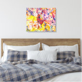 Toile Coloré Abstrait Expressionnisme Peinture Canvas Pr (Insitu(Chambre))