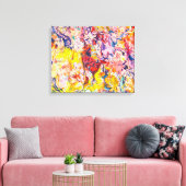 Toile Coloré Abstrait Expressionnisme Peinture Canvas Pr (Insitu(Salon))