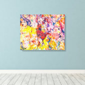 Toile Coloré Abstrait Expressionnisme Peinture Canvas Pr (Insitu (Plancher de Bois))