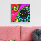 Toile Coloré Abstrait Imaginaire fractal (Insitu(Salon))