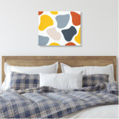 Toile Coloré, cool, tendance, bio géométrique moderne (Insitu(Chambre))