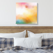 Toile Coloré élégant Art moderne Abstrait Rouge Jaune (Insitu(Chambre))