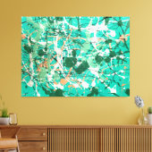 Toile COLORÉ SPLATTER LIV - Peinture d'action -Abstrait- (Insitu(Salon))