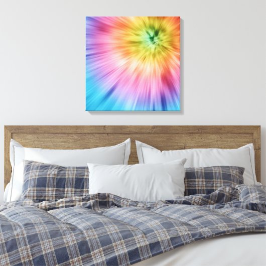 Toile Coloré Starburst Tie Dye (Insitu(Chambre))