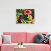 Toile colorée Fleurs de Jardin (Insitu(Salon))