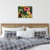 Toile colorée Fleurs de Jardin (Insitu(Chambre))