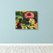 Toile colorée Fleurs de Jardin (Insitu (Plancher de Bois))