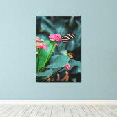Toile colorful butterfly in the garden (Insitu (Plancher de Bois))