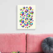 Toile Colorful Cubes (Insitu(Salon))