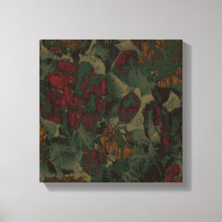 Toile Colorful flower camouflage