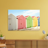 Toile Colorful Huts (Insitu(Salon))