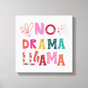 Toile Colorful no Drama Llama
