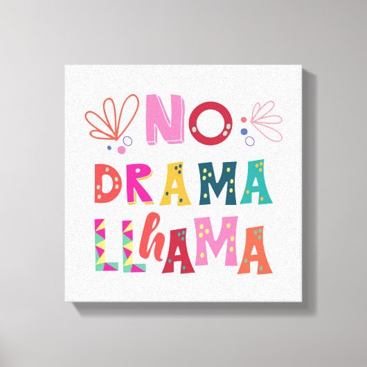 Toile Colorful no Drama Llama (Recto)