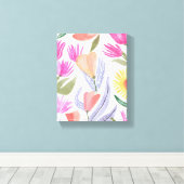 Toile Colorful Watercolor Wildflowers | Hand Painted (Insitu (Plancher de Bois))