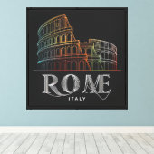 Toile Colosseum vibrant (Insitu (Plancher de Bois))