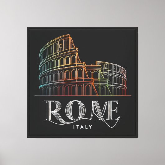Toile Colosseum vibrant (Recto)