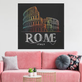 Toile Colosseum vibrant (Insitu(Salon))