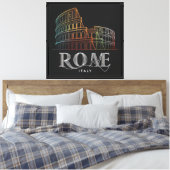 Toile Colosseum vibrant (Insitu(Chambre))