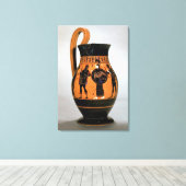 Toile Colpe à silhouette noire représentant Athena Confr (Insitu (Plancher de Bois))