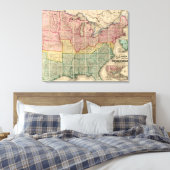 Toile Colton's Railroad and County Map, États-Unis (Insitu(Chambre))