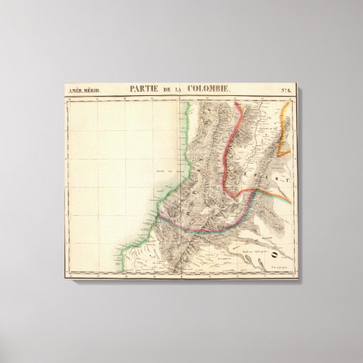 Toile Columbia, Amérique du Sud 4 (Recto)