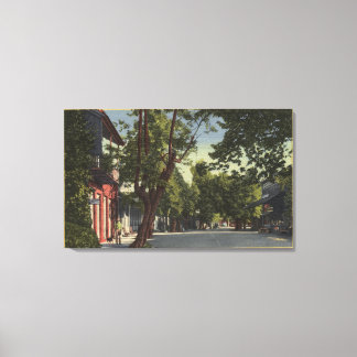 Toile Columbia, Californie - Street Scene