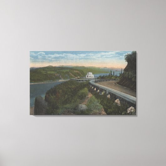 Toile Columbia River, Oregon - Vista House (Recto)