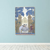 Toile Columbine, illustration pour 'Fetes Galantes' par  (Insitu (Plancher de Bois))