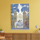 Toile Columbine, illustration pour 'Fetes Galantes' par  (Insitu(Salon))