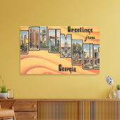 Toile Columbus, Géorgie - Scènes de grandes lettres (Insitu(Salon))