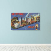 Toile Columbus, Ohio - Scènes de grandes lettres 2 (Insitu (Plancher de Bois))