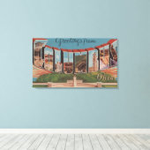 Toile Columbus, Ohio - Scènes de grandes lettres 3 (Insitu (Plancher de Bois))