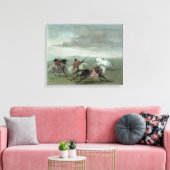 Toile Comanche Feats of Martial Horsemanship, 1834 (oil (Insitu(Salon))