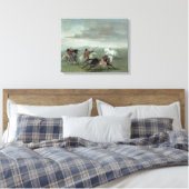 Toile Comanche Feats of Martial Horsemanship, 1834 (oil (Insitu(Chambre))