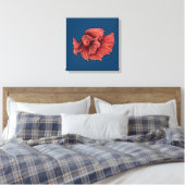 Toile Combat de poissons siamois coralliens (Insitu(Chambre))